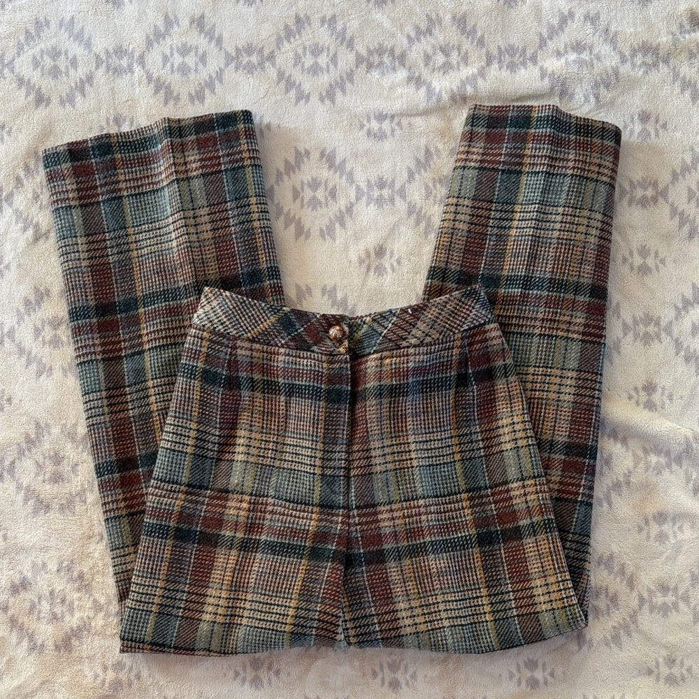 Intuitions by Maurice Antaya | Women’s pleated wool lined pants | Size XS / 2